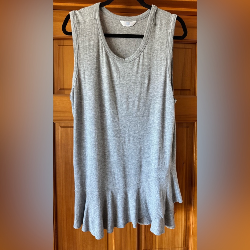 Gray Sleeveless Top